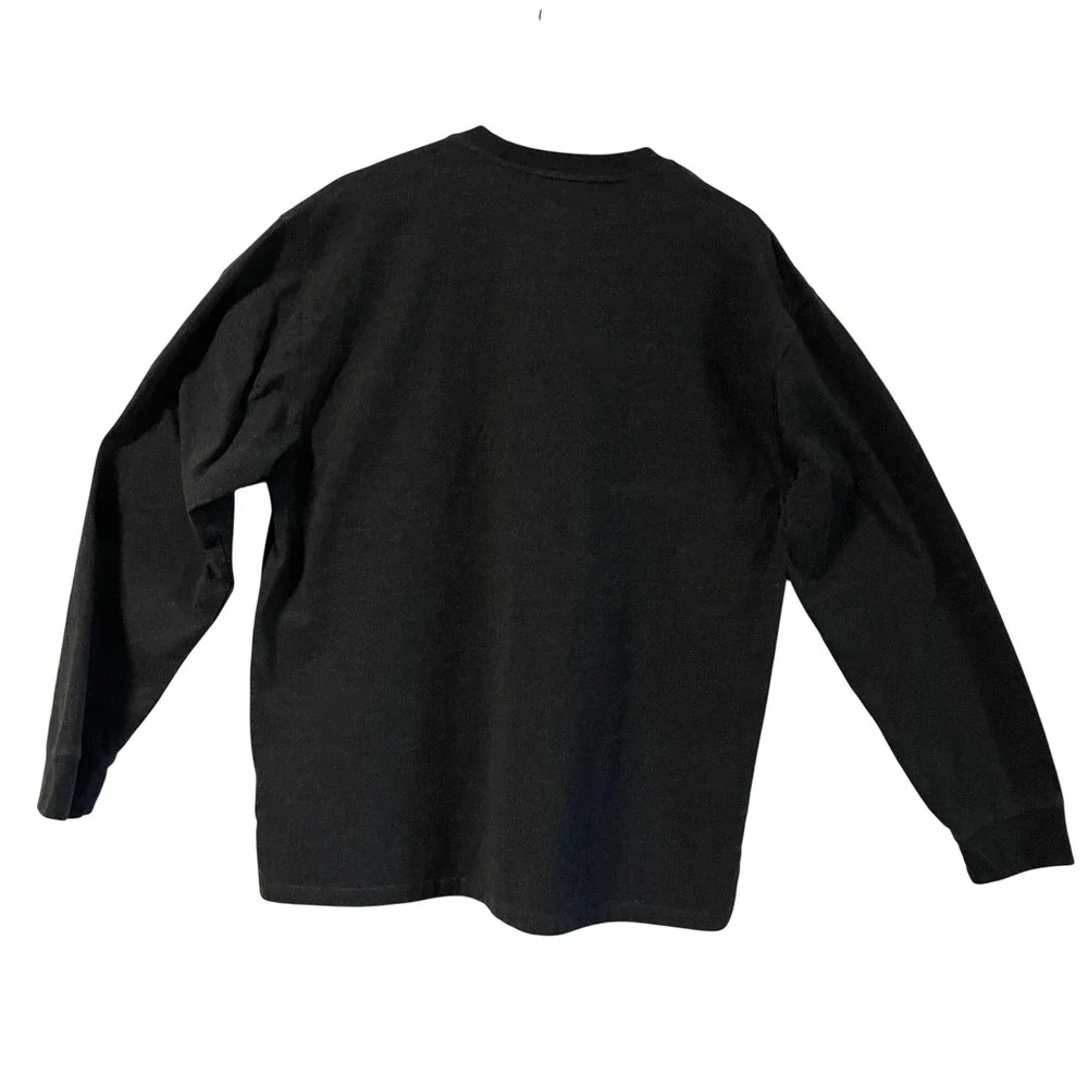 Woolrich Green Label Mens Long Sleeve Pocket‎ T-Shirt Charcoal Gray Large L
